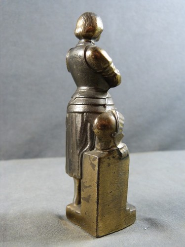 Bronze-Patinated Alloy Statue of Joan of Arc, Religious Figure - Picture 3 of 9