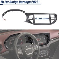 10.1 Screen Console Dash Gps Navigation Trim For Dodge Durango 22 Carbon Fiber