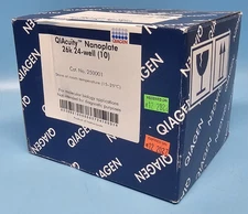 Brand New Sealed Box of 10 QIAGEN 250001 QIAcuity Nanoplate 26K 24-Well Exp 2027