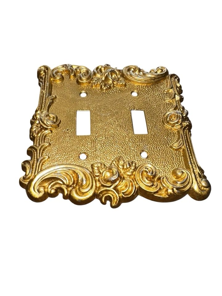 Винтажная переключающая пластина двойная латунь от America Tack Hardware Co. 1967 #60TT - Изображение 2 из 4