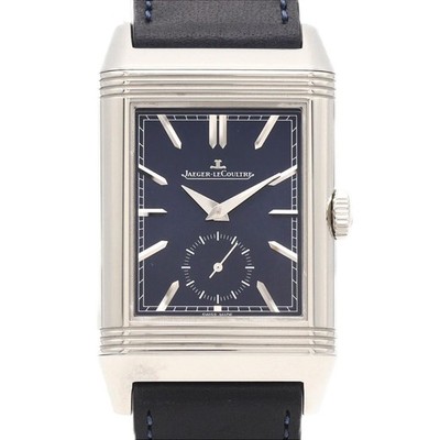 Authentic Jaeger-LeCoultre Reverso Tribute Duo 215.8.D4/Q3988482 Stainless S...
