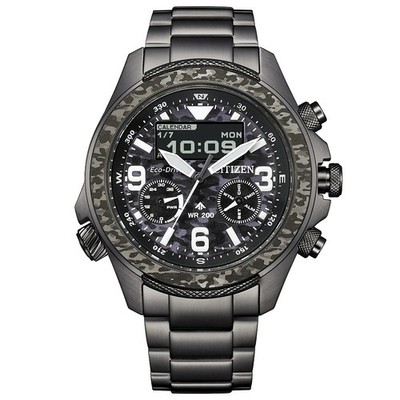 CITIZEN PROMASTER JV1008-63E Gray Dial Chronograph Analog-Digital Limited Watch