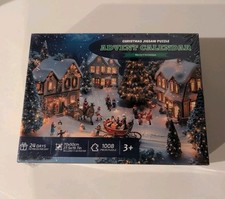NEW  Merry Christmas  Advent Calendar Jigsaw Puzzles 1008 pcs Factory Sealed