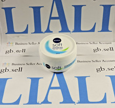 Image of NIVEA Soft 200ml Moisturiser Cream Face Body Hand Original Formula Nonvegan FULL