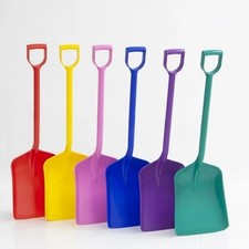 HEAVY DUTY RHINO PLASTIC SHOVEL RUST PROOF FOOD SNOW MUCK MANURE GARDEN NEW