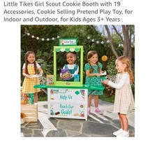 NIB-Little Tikes Girl Scout Cookie Booth