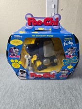 Robot interactivo Poo-Chi de colección perro con hueso tigre 2000 (nuevo en caja) metálico y rosa