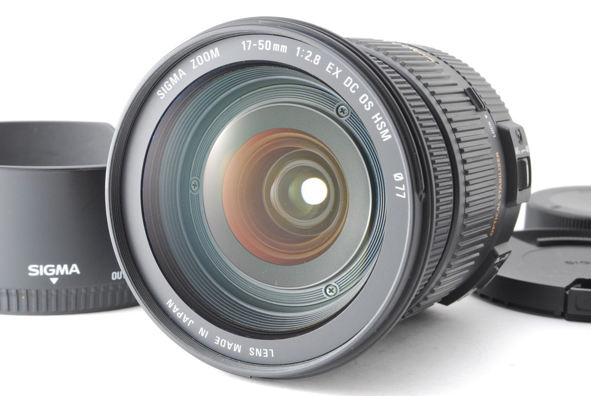 MINT- BOXED】SIGMA 17-50mm f/2.8 EX DC OS HSM Zoom Lens for Canon
