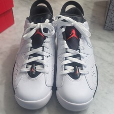 Jordan Air Jordan 6 Golf Spiked Sneaker White/Black/Red Men’s US 7 DV1376-106