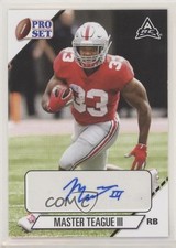 2021 Leaf Pro Set College Auto Master Teague III #PS-MT3 Auto 0nk8
