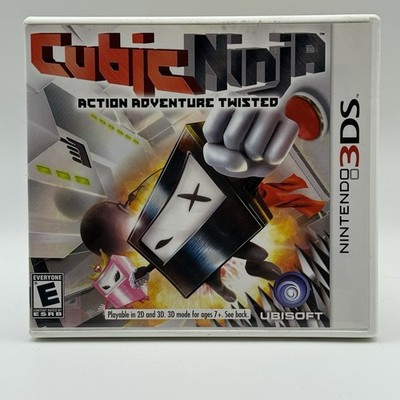 Cubic Ninja (Nintendo 3DS, 2011)   Complete in Box (CIB)   Tested & Working