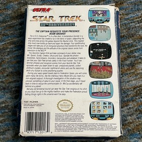 Star Trek 25th Anniversary Nintendo NES Box ONLY *Some Creasing