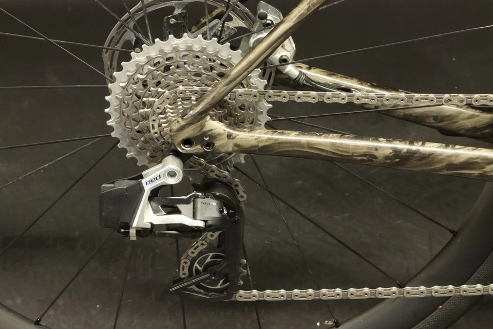 2025 Specialized S-WORKS Roubaix SL8 56cm SRAM Red eTap AXS 12s Gloss Taupe Demo - Image 4 of 4