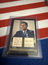JOHN F KENNEDY AUTHENTIC DUAL RELIC CARD PIECES OF THE PAST 2024