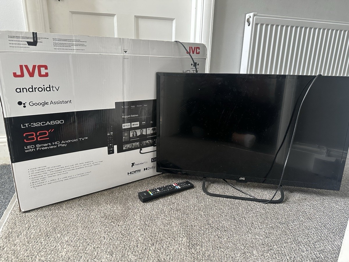 jvc lt-32 android tv 32” smart hd ready led tv with google