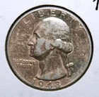 A5 - United States Washington Quarter 25 Cents 1948 Very Fine +++ Silver Coin