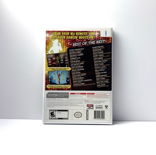 Country Dance Nintendo Wii ottime condizioni come nuovo disco CIB completo testato spedizione gratuita - Foto 2 di 5