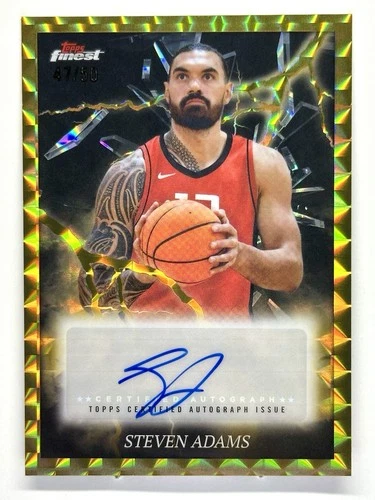 2024 Topps Finest Basketball Gold Geometric Refractor Steven Adams #ES-SA