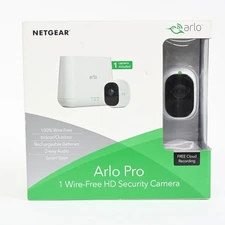 Arlo Pro - Wireless Home Security Camera System with Siren - 1 camera kit