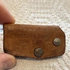 Vintage Ford Dealer Truck Car Auto Leather Key Holder Keychain Salem SD