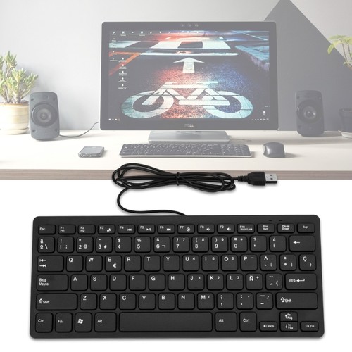 78Keys Anti-slip USB Cord Spanish Keyboards for Windows8 Computer - Picture 2 of 8
