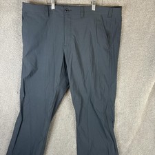 Eddie Bauer Pants Mens 40x30 Gray Travex Chino Nylon Stretch Travel Casual