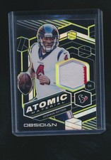 DESHAUN WATSON 2018 PANINI OBSIDIAN ATOMIC MATERIAL YELLOW PATCH PARALLEL 05/10