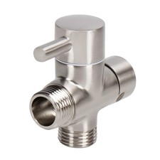 Solid Brass G1/2 Inch Shower Arm Universal 3-Way Diverter Valve for Handheld