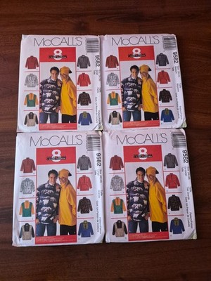 McCall's 9582 - 8 Great Looks 1 Easy Pattern Unisex Pullover Top & Hat SZ: UC FF