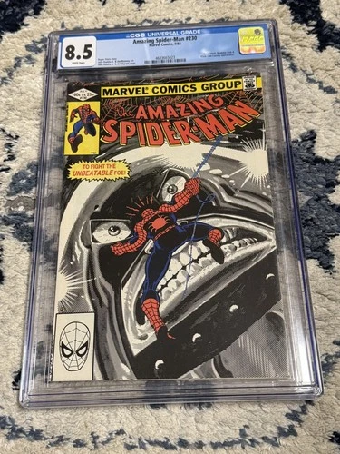 Amazing Spider-Man # 230 From 1982 Juggernaut & Madame Web CGC 8.5 Very Fine +