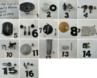 #ad VINTAGE SINGER 201 2 SEWING MACHINE PARTS $19.99