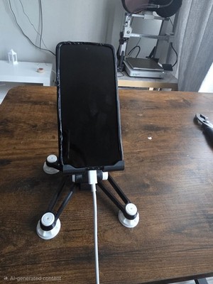 Adjustable Phone Stand Holder Heavy Duty Desk Office 3D Printed Universal