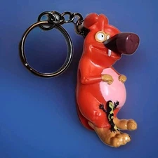 Custom Keychain- YOWIE WORLD MONSTERS RUMBLE 1990s 2" FIGURE