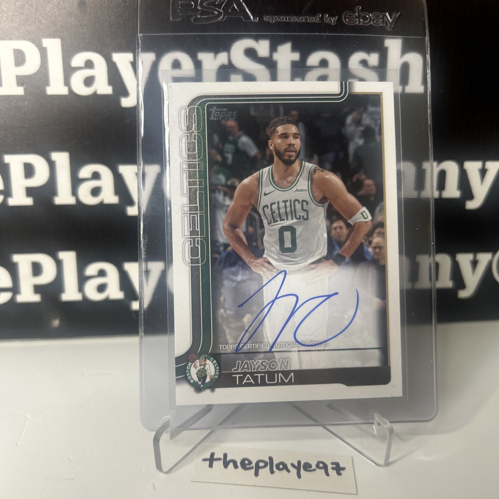 2025-26 Topps - Flagship Real One Autographs Jayson Tatum #TFRA-JT (AU)