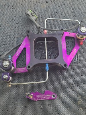 Wilson 4150 Billet Single Stage Nitrous Plate System W/Burst Panel Spacer