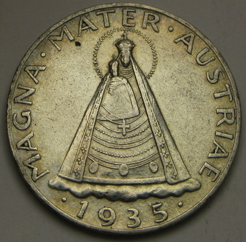 ÖSTERREICH 5 Schilling 1935 - Silber 0,835 - ss/vz - 3812 *