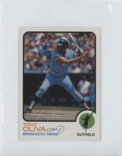 2022 Topps Heritage High Number 1973 Topps Oversized Pedro Oliva #OB-TO 3q7