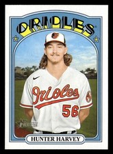Hunter Harvey 2021 Topps Heritage #564 Baltimore Orioles *028