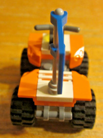 Lego Complete Set 7736 City Coast Guard Quad Bike w/1 Minifigure & Instructions