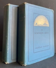1911 1st 2 vols IN NORTHERN MISTS, ARCTIC EXPLORATION, COMPLETE, FREE EXPRESS WW