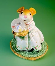 Wee Forest Folk M-515a MY LITTLE SNOW GLOBE (SNOWMAN). Free Shipping. LAST ONE!