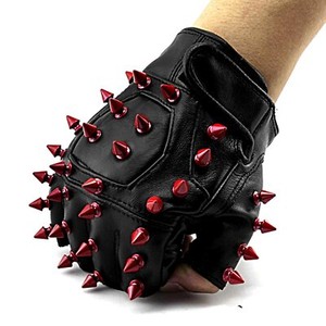 Biker Gloves With Spikes 2025