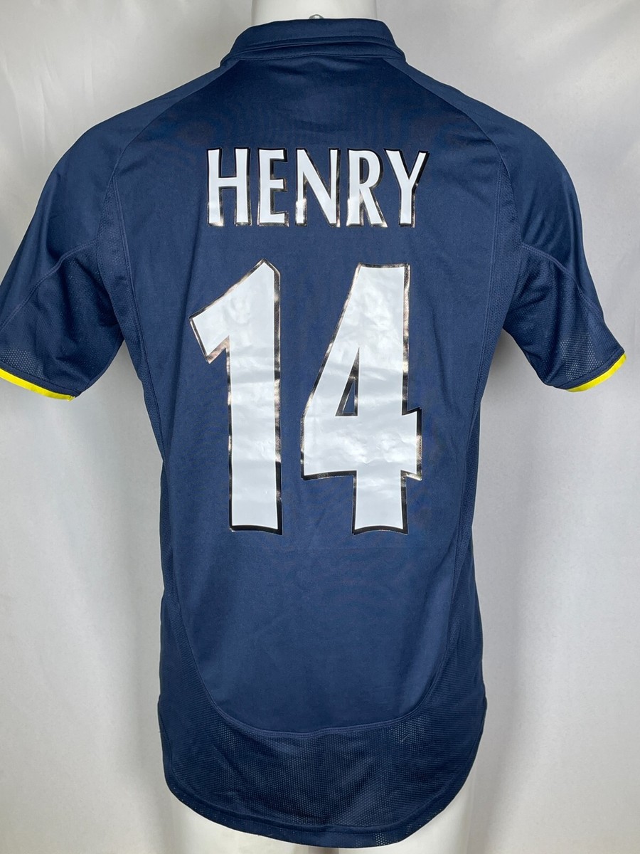 Thierry Henry #14 Arsenal FC Retro Blue Dreamcast Jersey Thierry Henry #14 Arsenal FC Retro Blue Dreamcast Jersey