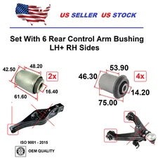 Rear Control Arm Bushing For Mitsubishi Montero 2001-2006 Set Upper LH+RH