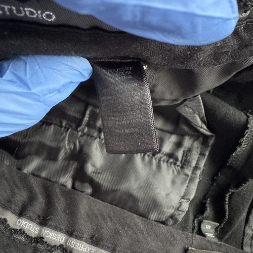 Express Design Studio Hose schwarz Damengröße 12L Tasche Haken und Ösen Reißverschluss - Bild 10 von 13