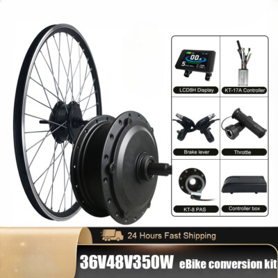 135mm Dropout Rear Wheel Hub Motor Kit 350W Electric Bicycle