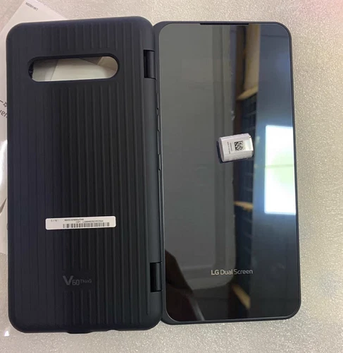 LG V60 ThinQ Secondary Screen Case Only OLED Assembly With Frame With Connector