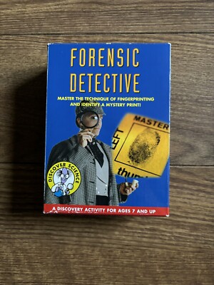 Discover Science Forensic Detektiv Meister Die Technik des Fingerabdrucks 7+