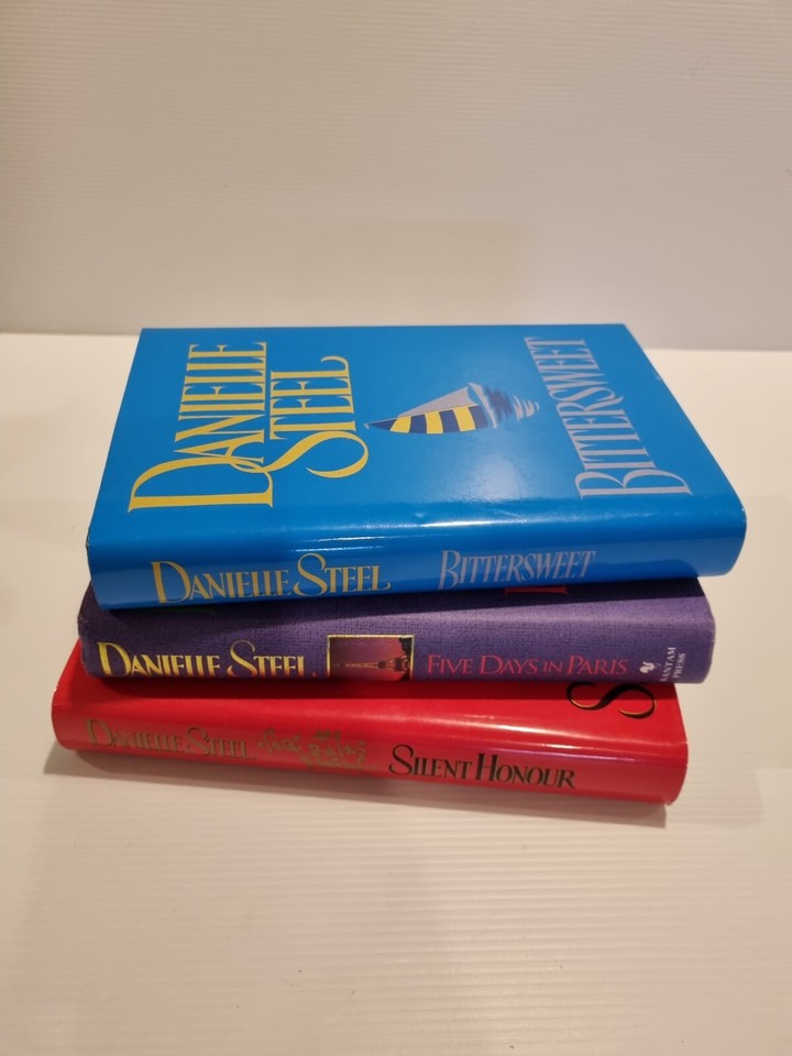 3 x Danielle Steel Large Hardcover Books Bundle Lot Romantic Love