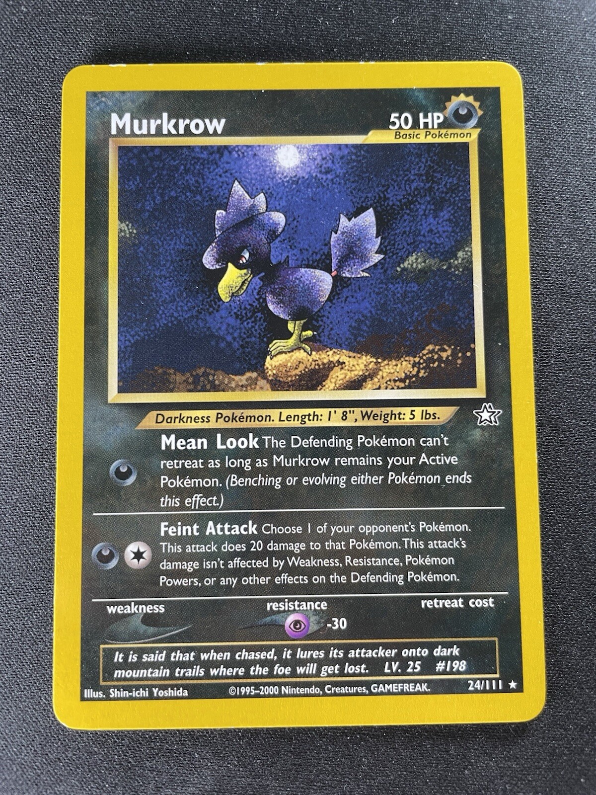 Pokemon Neo Genesis MURKROW Unlimited Rare 24/111 LP